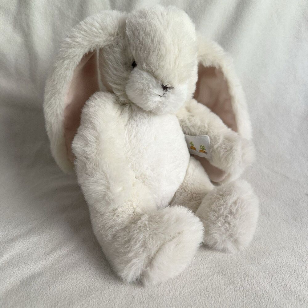 Bunnies By The Bay 8" Nibble Bunny Rabbit Cream Colored Plush Stuffed Animal